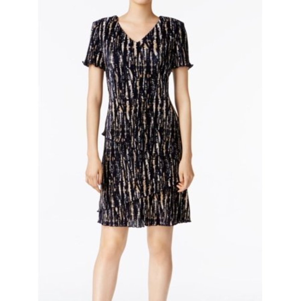 Connected Apparel Women’s Tiered Dress
